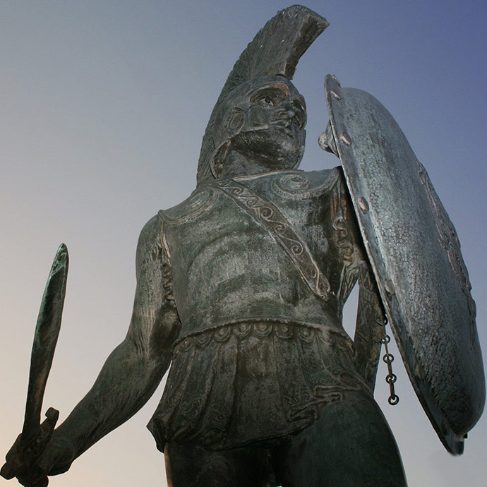 Άγαλμα Λεωνίδα Σπάρτη